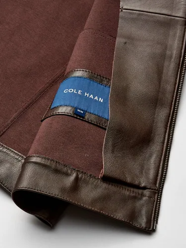 Vista 7 de Cole Haan Chaqueta de cuero para hombre