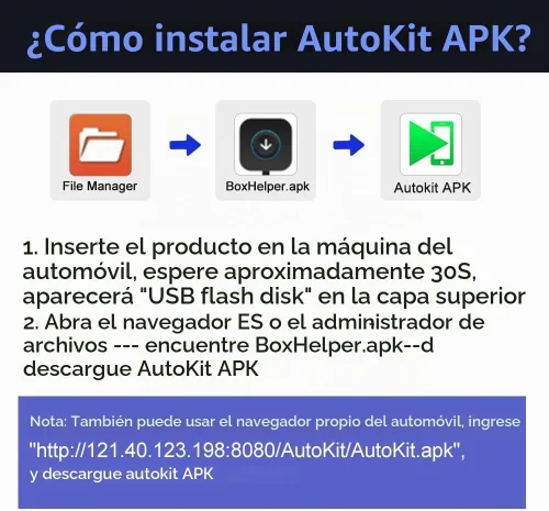 Vista 7 de Carlinkit Adaptador USB inalámbrico CarPlay CPC200-CCPA para radios