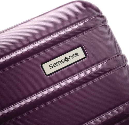 Vista 6 de Samsonite Omni 2 - Equipaje rígido extensible con ruedas giratorias, Púrpura