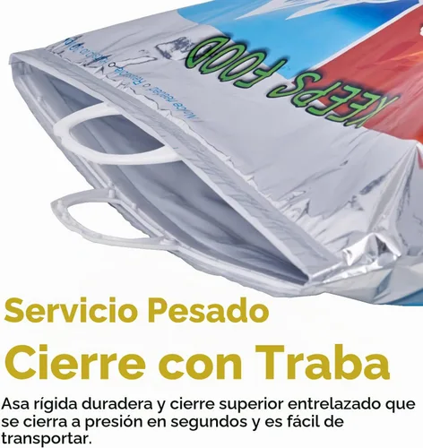 Vista 4 de Superio - Bolsas aisladas para frío y calor para entrega de alimentos, bolsas de compras de comestibles, almacenamiento de alimentos para comida 3