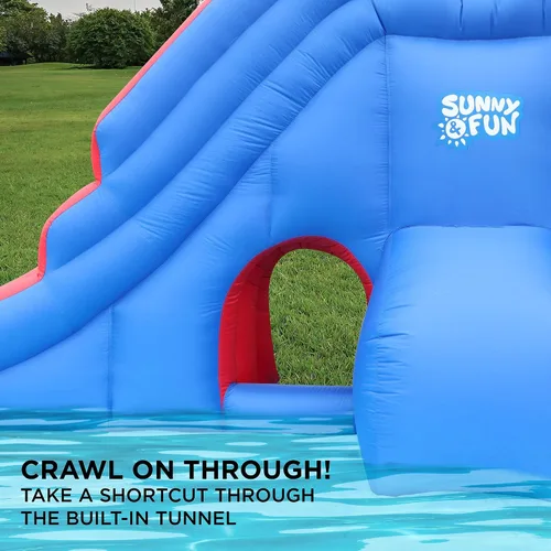 Vista 8 de Sunny & Fun - Parque inflable de tobogán acuático de lujo