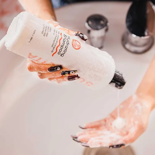 Vista 5 de Suavecita Champú Hidratante Sin sulfatos Sin parabenos Seguro para el cabello teñido 16.9 oz