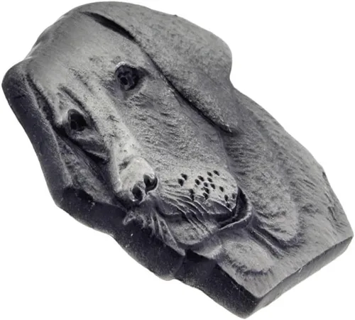Vista 8 de PinMart Pin de solapa plateado para amantes de los perros de raza de perro