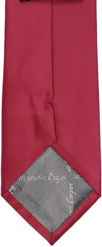 Vista 495 de tiemart Corbata de color sólido para hombre Longitud estándar