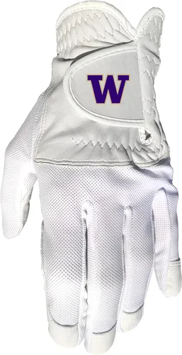 Vista 32 de Guante de golf para mano izquierda de Team Golf NCAA para hombre, para jugadores diestros, talla única, incluye marcador de bola magnético extraíble