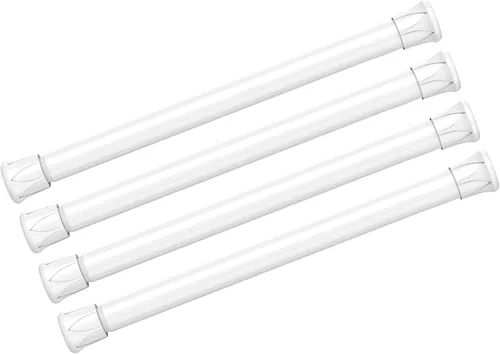 Vista 22 de AIZESI Varillas de cortina de tensión de resorte Barra de tensión corta (blanco, 8" a 12"-2Pcs)