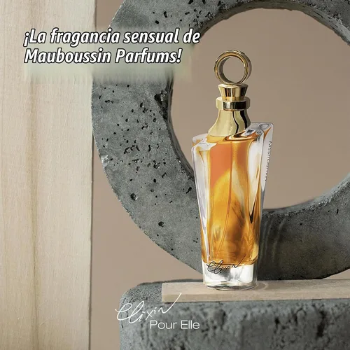 Vista 2 de Mauboussin - Elixir Pour Elle 3.4 fl oz (3.3 Fl Oz) - Eau de Parfum para Mujer - Aromas florales y orientales