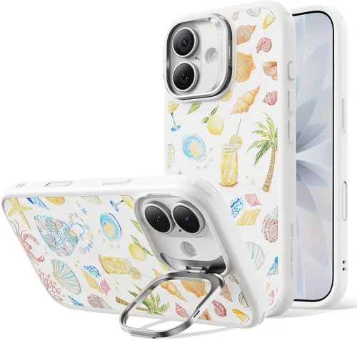 Vista 13 de ESR Funda para iPhone Air con soporte de almacenamiento, compatible con MagSafe, protección contra caídas de grado militar, funda magnética