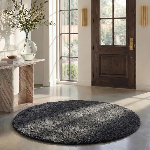 Vista 60 de SAFAVIEH Colección August Shag - Alfombra de área de 6 x 9 pies, color lila, diseño sólido, no desprende pelusa y de fácil cuidado, grosor de 1.2
