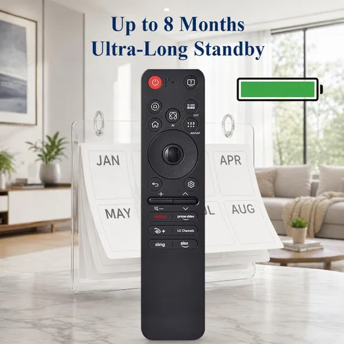 Vista 7 de Control remoto de voz mágica para LG Smart TV, control de reemplazo AI 2019