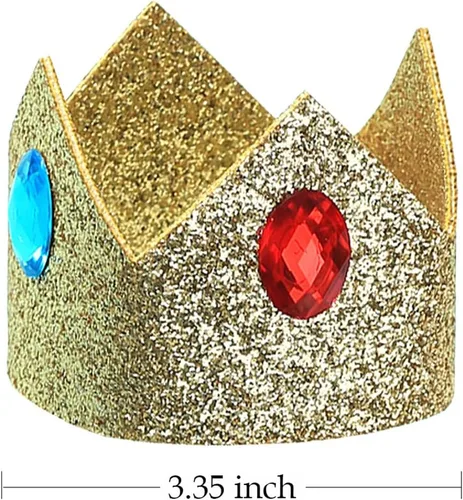 Vista 2 de Corona de princesa para mujeres y niñas, accesorio de disfraz de Halloween