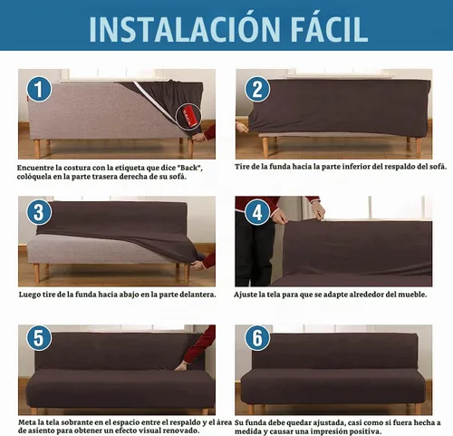 Vista 6 de H.VERSAILTEX - Funda para sofá de terciopelo real, para futón sin brazos, sofá, sofá cama, para proteger muebles, de terciopelo grueso y suave que
