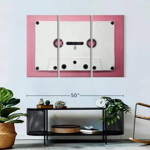 Vista 172 de Elephant Stock BW - Reproductor de discos de vinilo para pared, lienzo horizontal, decoración de pared de sala de estar de 3 piezas, impresión