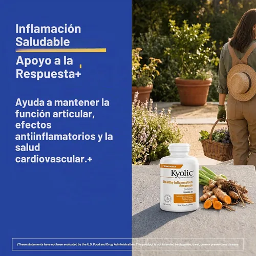 Vista 4 de Kyolic Fórmula 111 de extracto de ajo envejecido, respuesta saludable a la inflamación, 150 cápsulas (el embalaje puede variar)