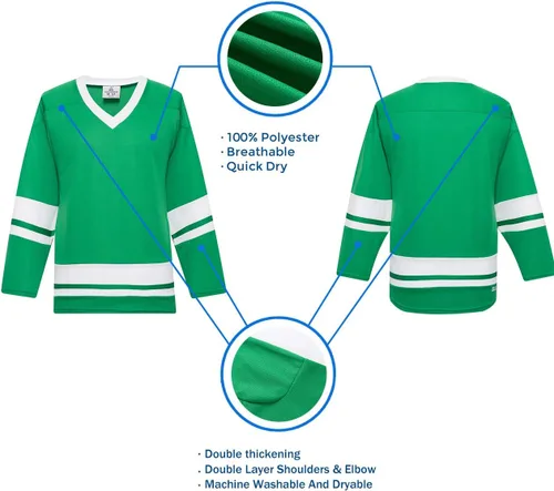 Vista 13 de EALER H400 Series Blank Ice Hockey Practice Jersey League Jersey Team Jersey