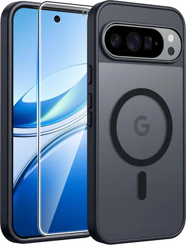 Vista 42 de FNTCASE para Samsung Galaxy Z Fold 7 Estuche Magnético: Funda de Teléfono Celular con Textura Mate Translúcida, Protección contra Caídas de Grado
