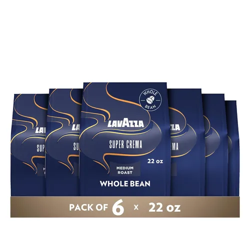 Vista 19 de Lavazza Granos de café tostados, aroma Crema E, 2.20 libras (paquete de 6)
