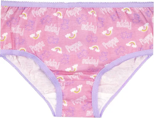 Vista 3 de Peppa Pig Ropa interior para niñas 5 Pack Multi