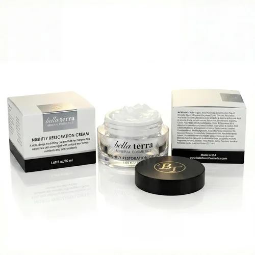 Vista 2 de Bellaterra Cosmetics Hidratante Facial (Nightly Restoration cream)