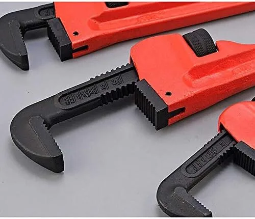 Vista 3 de Llave de tubo de 6 pulgadas, herramienta de fontanería ajustable con sujeción máxima de 1.063 in (paquete de 1)