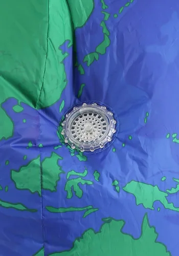 Vista 4 de Disfraz Inflable de la Tierra para Niños Multicolor