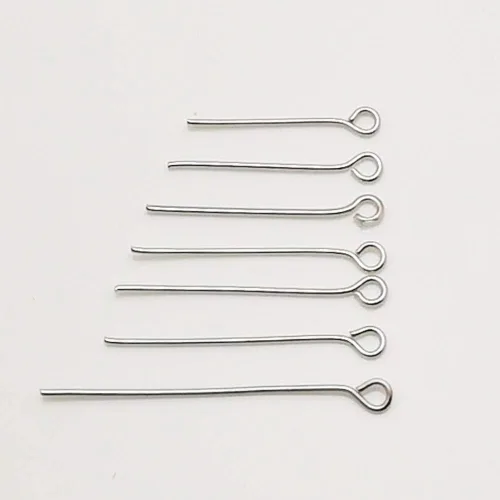 Vista 3 de Chenkou Craft 700 piezas surtidas de 7 tamaños surtidos de alfileres para la fabricación de joyas (anti-plata, mezcla)