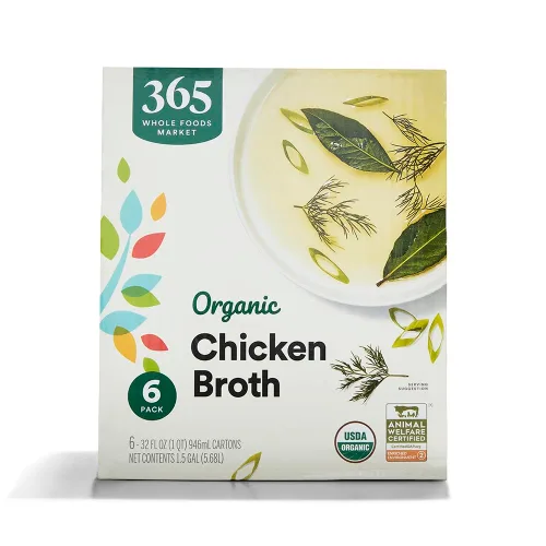 Vista 11 de 365 Everyday Value Caldo de pollo orgánico bajo en sodio, 32 oz