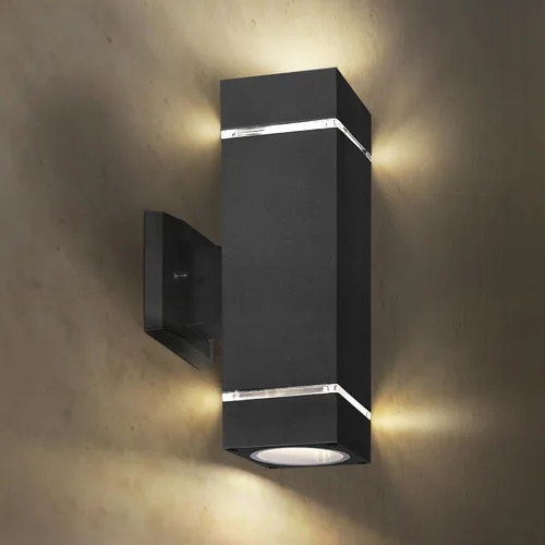 Vista 29 de ASD Lámpara de pared cuadrada para exteriores de 1 luz, enchufe de bombilla E26 de 60 W, 120 V, ETL, cilindro hacia arriba, luces LED