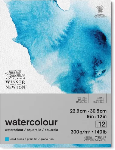 Vista 9 de Winsor & Newton Bloc de postales de papel clásico para acuarela, 4 x 6 pulgadas, blanco natural