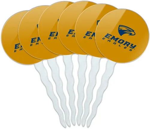 Vista 108 de Abilene Christian - Juego de 6 palillos para cupcakes con logotipo secundario