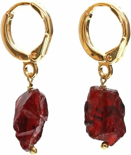 Vista 20 de Gempires Handmade Gemstone Hoop Earrings Raw Crystal Dangle Jewelry Hypoallergenic Gold Plated Lightweight Elegant Jewelry Gifts For Women