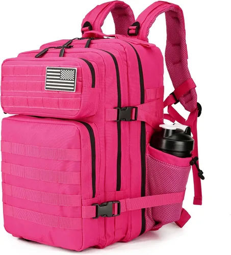 Vista 14 de Mini mochila táctica de 9L para hombres y mujeres, mochila táctica pequeña para senderismo, bolsa táctica pequeña, paquete de fitness, Negro