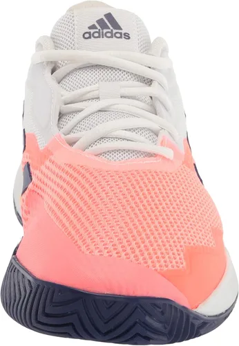 Vista 2 de adidas Courtjam Control - Tenis para mujer, Cloud White-silver Metallic