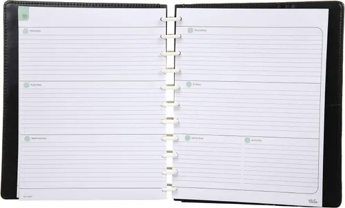 Vista 19 de Talia - Recambios para cuaderno con espiral (Páginas en blanco (negro), Junior (5.5 x 8.5 pulgadas))