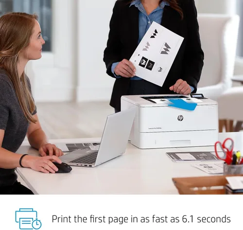 Vista 7 de HP - Laserjet Pro M404dn - Impresora láser monocromática con Ethernet integrado e impresión de doble cara, Negro talla única