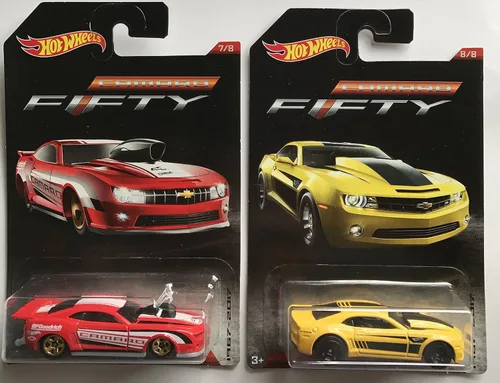 Vista 6 de Hot Wheels Camaro Fifty 1967 – Juego de 8 automóviles exclusivo de 2017