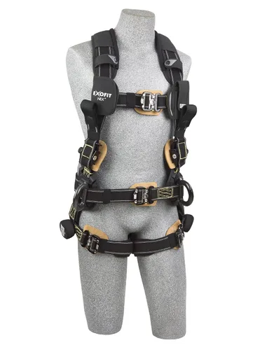 Vista 3 de 3M DBI-SALA ExoFit NEX 1113320 Arnés de arco de cuerpo completo, bucles de rescate de malla trasera/frontal, cinturón con almohadilla, aluminio