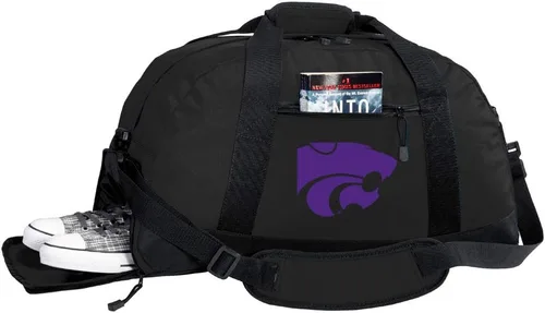 Vista 68 de Texas A&M Bolsa de lona - Texas A&M Aggies - Bolsas de gimnasio con bolsillo para zapatos, Negro