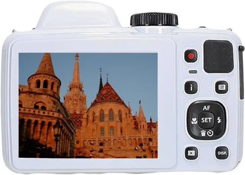 Vista 5 de Kodak PIXPRO AZ425 - Cámara digital para vlogging de 20 MP (blanco) zoom óptico 42X, paquete de lentes gran angular de 0.94 pulgadas con tarjeta