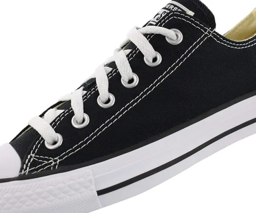 Vista 3 de Converse - Tenis de caña baja para hombre NegroBlanco 7 Women5 Men