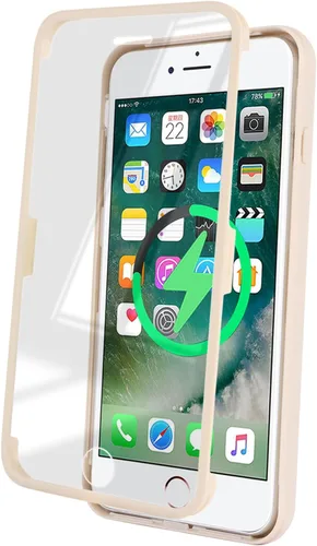 Vista 8 de Funda para iPhone 8 Plus con protector de pantalla, compatible con Magsafe, para iPhone 7 Plus, protector de pantalla integrado, funda delgada