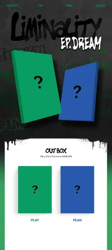 Vista 2 de VERIVERY Liminality - EP.DREAM 7th Mini Album PLAN Version 1p Folding Poster On Pack+Photobook+1ea Sticker+1ea Tag Keyring+1p Business Card+2p