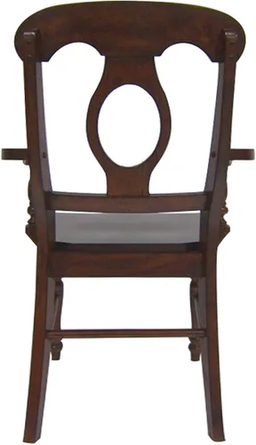 Vista 5 de Sunset Trading Andrews - Silla con brazos, juego de 2, color castaño envejecido
