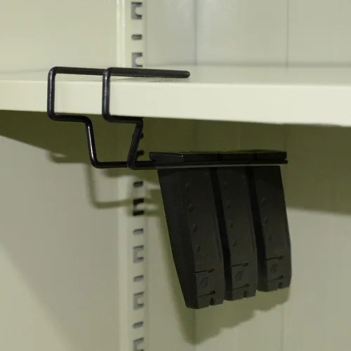 Vista 9 de Adoreal Soporte universal para revistas, paquete de 2 estantes seguros para debajo de la pistola, organizador seguro para armas y accesorios
