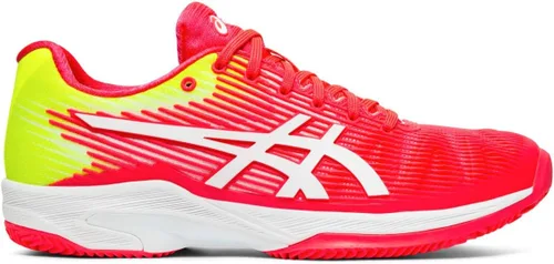 Vista 3 de ASICS Zapatos de tenis Solution Speed FlyteFoam Clay para mujer, BlancoPlateado, M US