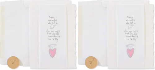 Vista 7 de Tarjeta de amistad religiosa Papyrus (Nuestros amigos son ángeles)