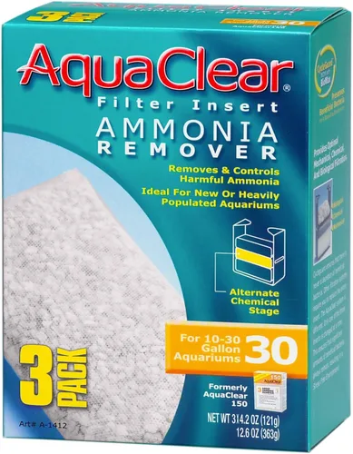 Vista 7 de Aqua Clear AquaClear 20 Insertos para remover amoníaco, medios de repuesto para filtro de acuario, A596