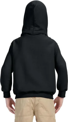 Vista 2 de Sudadera con capucha unisex vertical juvenil con bandera estadounidense