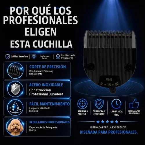 Vista 7 de Kenchii Flash 5 Clipper Blade KEFB5-SLD, edición limitada