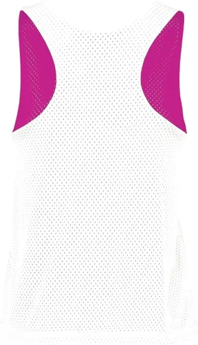 Vista 4 de Augusta Sportswear Pinnie reversible de malla para mujer